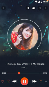 اسکرین شات برنامه Music player 5