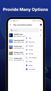 اسکرین شات 6 برنامه Video to MP3 Converter