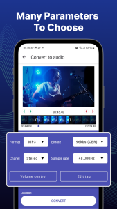 اسکرین شات 2 برنامه Video to MP3 Converter