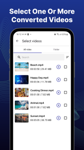 اسکرین شات 1 برنامه Video to MP3 Converter