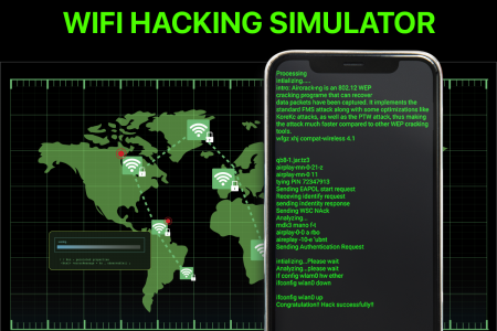 اسکرین شات برنامه Wifi Password Hacker Prank 2
