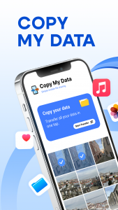 اسکرین شات 1 برنامه Copy My Data: Transfer Content