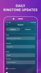اسکرین شات برنامه Music ringtones for android 5