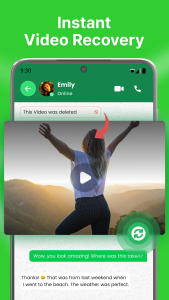 اسکرین شات 4 برنامه Recover Deleted Messages App
