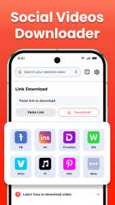 اسکرین شات 1 برنامه X Video Downloader - HD Player