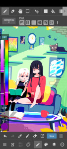 اسکرین شات 2 برنامه MediBang Paint:Draw Art, Comic