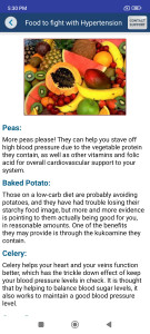 اسکرین شات 6 برنامه Health Diet Foods Fitness Help