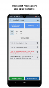 اسکرین شات 5 برنامه Medical Reminder