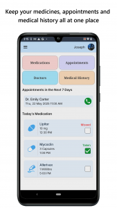 اسکرین شات 1 برنامه Medical Reminder
