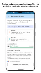 اسکرین شات 5 برنامه Medical Reminder