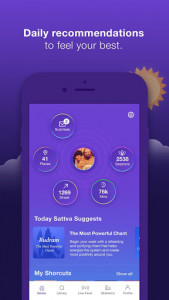 اسکرین شات برنامه Sattva -  Meditation App 2