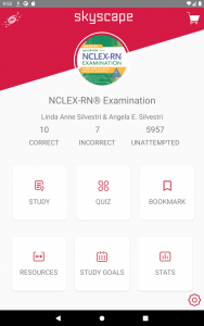 اسکرین شات برنامه SAUNDERS Q&A REVIEW FOR NCLEX-RN® EXAMINATION  6