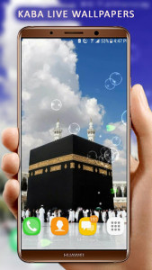 اسکرین شات برنامه Kaaba Live Wallpaper Free: Mecca Backgrounds HD 1