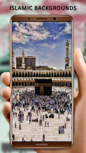 اسکرین شات برنامه Kaaba Live Wallpaper Free: Mecca Backgrounds HD 2
