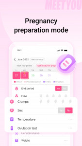 اسکرین شات برنامه MeetYou - Period Tracker 6