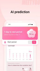 اسکرین شات برنامه MeetYou - Period Tracker 2