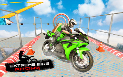 اسکرین شات بازی Mega Ramp Bike Impossible Stunt Race 5