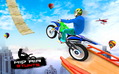 اسکرین شات بازی Mega Ramp Bike Impossible Stunt Race 6
