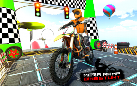 اسکرین شات بازی Mega Ramp Bike Impossible Stunt Race 8