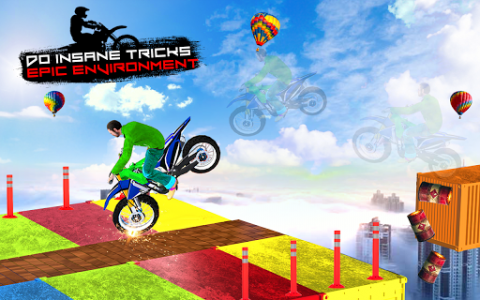 اسکرین شات بازی Mega Ramp Bike Impossible Stunt Race 7