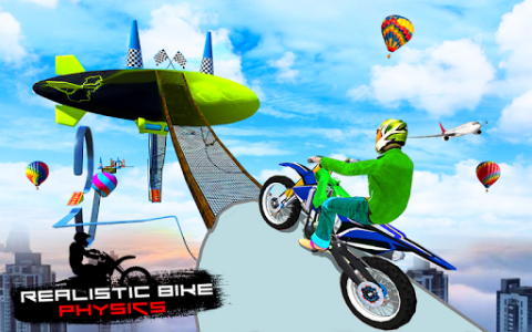 اسکرین شات بازی Mega Ramp Bike Impossible Stunt Race 4