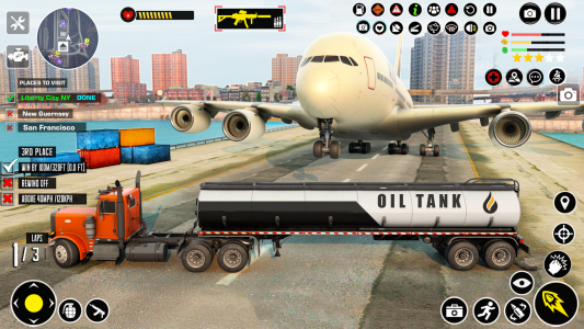 اسکرین شات برنامه Oil Tanker Driving Truck Games 7