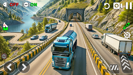 اسکرین شات برنامه Truck Driving 2024: Pro Truck 2