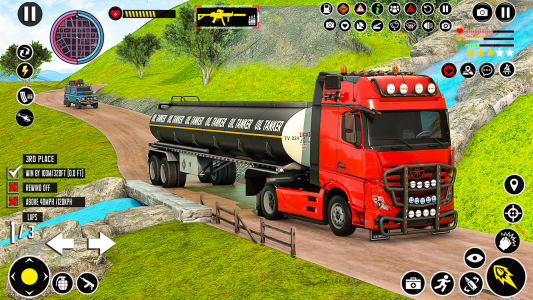 اسکرین شات برنامه Oil Tanker Driving Truck Games 3