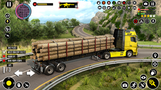 اسکرین شات برنامه Truck Driving 2024: Pro Truck 7