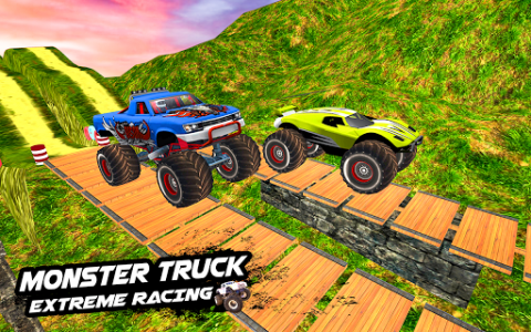 اسکرین شات بازی Mega Ramp Monster Truck Racing Games 3