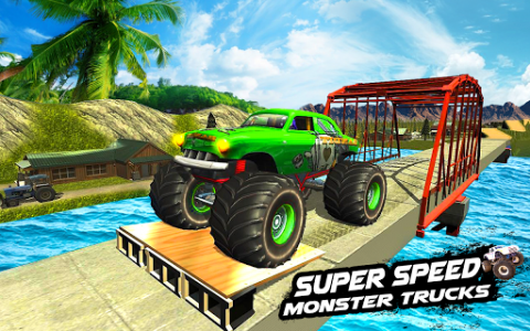 اسکرین شات بازی Mega Ramp Monster Truck Racing Games 8