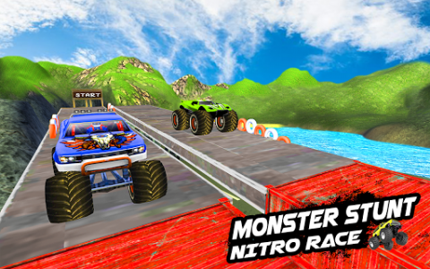 اسکرین شات بازی Mega Ramp Monster Truck Racing Games 5