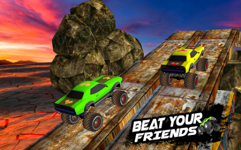 اسکرین شات بازی Mega Ramp Monster Truck Racing Games 7