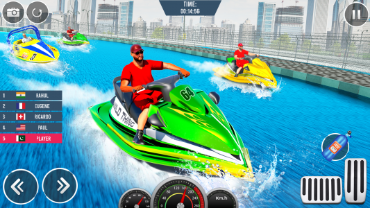 اسکرین شات برنامه Jet Ski Speed Boat Stunts Race 4