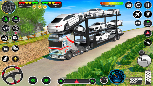 اسکرین شات برنامه Crazy Truck Transport Car Game 1