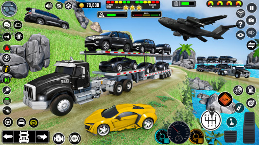 اسکرین شات برنامه Crazy Truck Transport Car Game 3