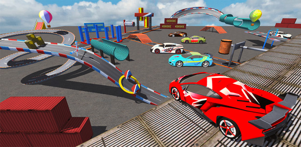 اسکرین شات 7 بازی Impossible Car Stunt Game 3D