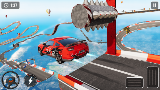 اسکرین شات 3 بازی Impossible Car Stunt Game 3D