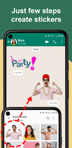 اسکرین شات برنامه Sticker Maker 3