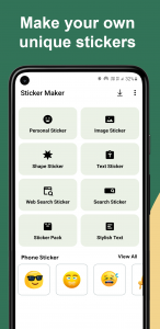 اسکرین شات برنامه Sticker Maker 8