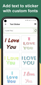 اسکرین شات برنامه Sticker Maker 7