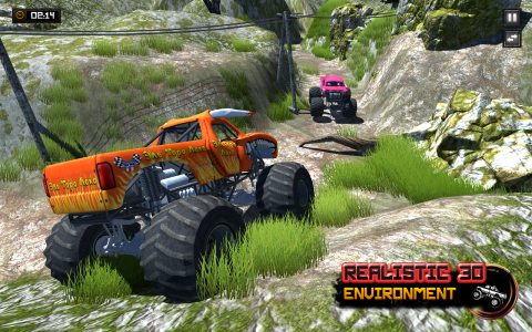 اسکرین شات 3 بازی Monster Truck Offroad Stunt 3D