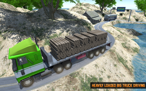 اسکرین شات بازی Heavy Cargo Truck Driving Game 4