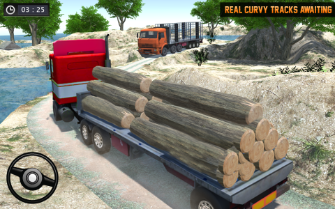 اسکرین شات 3 بازی Heavy Cargo Truck Driving Game