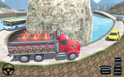 اسکرین شات 5 بازی Indian Cargo Truck Driving 3D