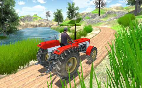 اسکرین شات بازی Heavy Tractor Driving Simulator 3d Farming Tractor 3