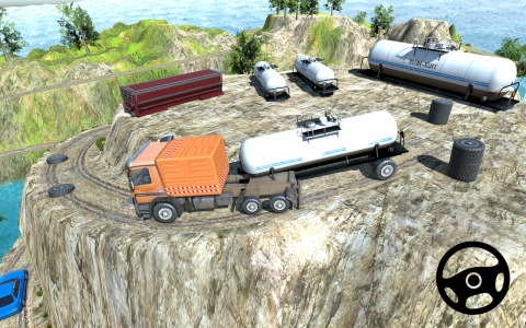اسکرین شات 4 بازی Oil Truck Transport Truck Game