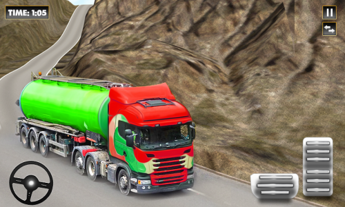 اسکرین شات 1 بازی Oil Truck Transport Truck Game