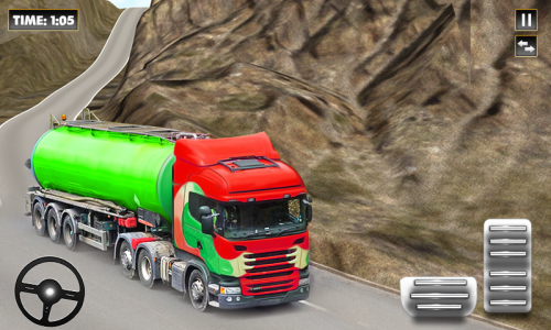 اسکرین شات بازی Oil Truck Transport Truck Game 1