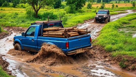 اسکرین شات 1 بازی Cargo Pickup Truck Games Truck